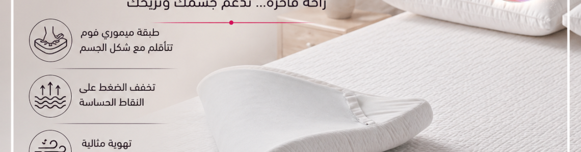 مرتبة تطرية ميموري فوم