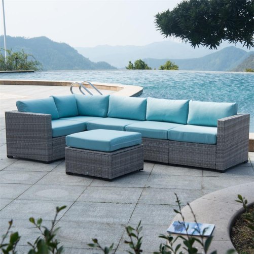 Outdoor Corner Sofa with Table SH61